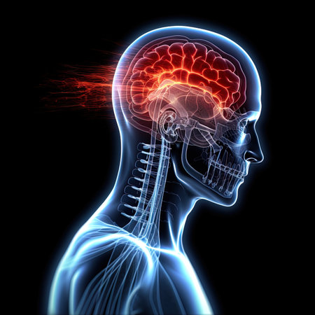 Human Brain Anatomy - This is a computer generated and 3d rendered picture.