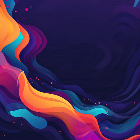 Abstract colorful background with waves. Vector illustration. Can be used for advertisingeting,...