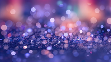glitter vintage lights background. light bokeh. de-focusedの写真素材