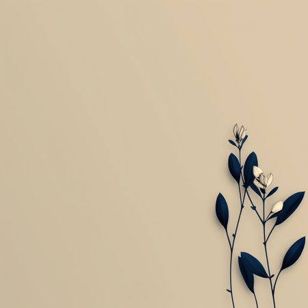 Creative layout made of leaves and flowers. Flat lay, top view minimal nature concept.の写真素材