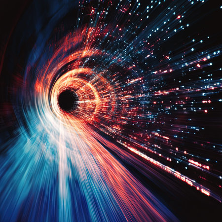 abstract speed motion (color toned image)の写真素材