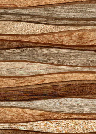 Wooden texture. Lining boards wall. Wooden background. pattern. Showing growth ringsの写真素材