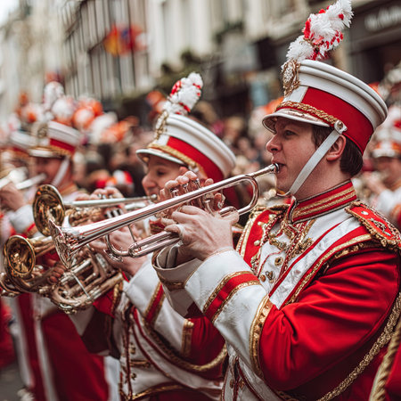 The Carnival of Wattrelos is one of the most important carnival events in the world. It is held annually.の写真素材
