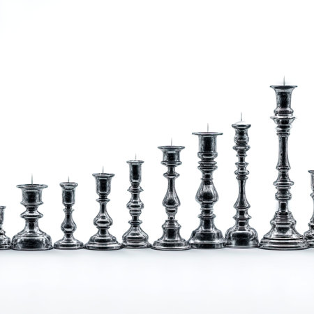 Group of chess pieces isolated on a white background with copy space.の写真素材