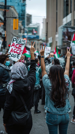 Pro Palestine manifestation held in Milan 2014. People took to the streets to claim  Gaza and Palestine freedom against israel war and bombingの写真素材