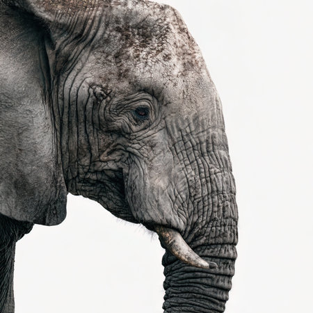 African Elephant - Loxodonta africana - South Africaの写真素材