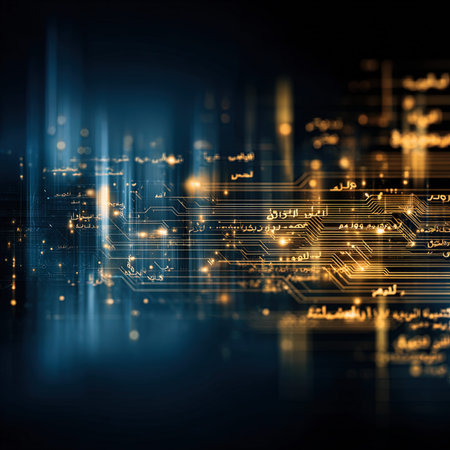 Abstract technology background with circuit board. High tech concept. 3D Rendering