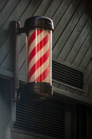 Traditional barber shop signの写真素材