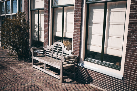 Amsterdam benchの写真素材