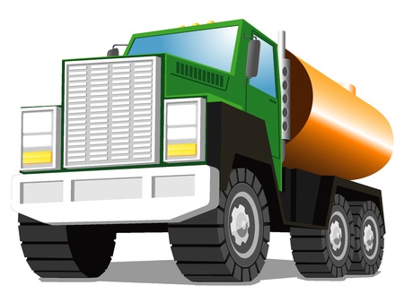 tank truckのイラスト素材