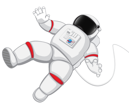 astronaut. vector illustrationのイラスト素材