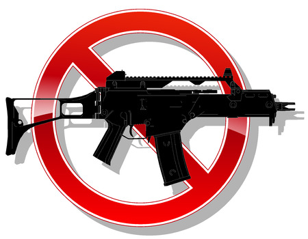 prohibited sign no weapon. vector illustration 2のイラスト素材