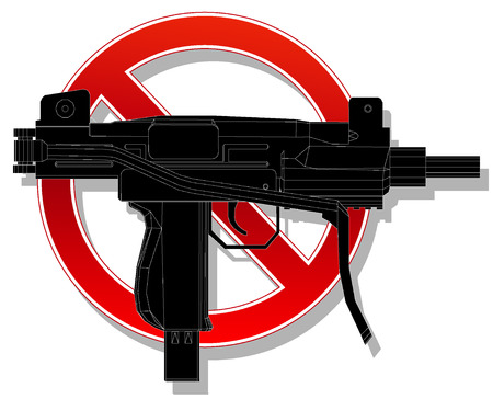 prohibited sign no weapon. vector illustration 4のイラスト素材