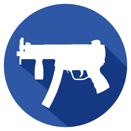 simple gun icon. のイラスト素材