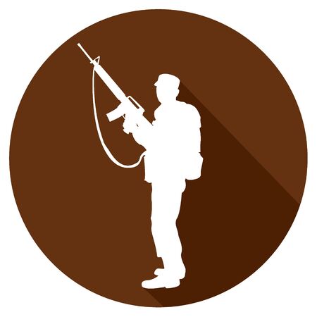 simple military icon.のイラスト素材