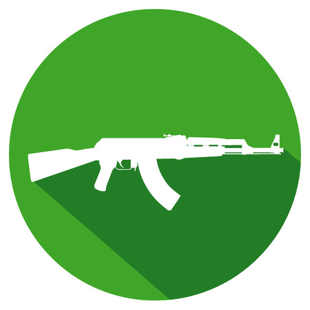 simple gun icon. のイラスト素材