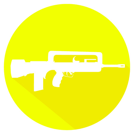 simple gun icon.のイラスト素材
