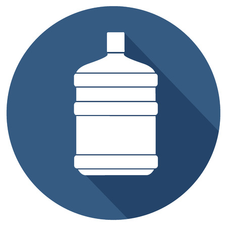 simple water bottle iconのイラスト素材