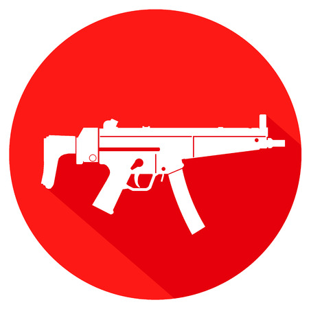 simple military icon. vector illustration of weaponのイラスト素材