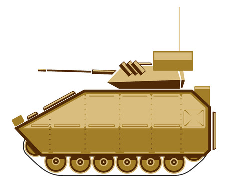 illustration of combat vehicle.のイラスト素材