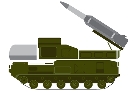 illustration of air defense system unit.のイラスト素材