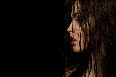 Beauty Glamour Fashion Model Girl Portraitの写真素材