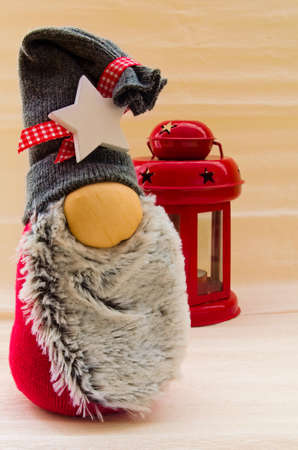 Decorative gnome for Christmas.の写真素材