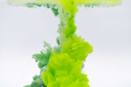 white green light green smoke backgroundの写真素材