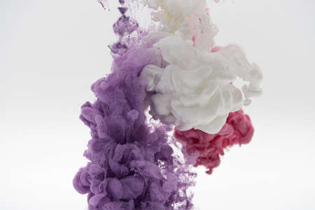 white purple pink smoke backgroundの写真素材