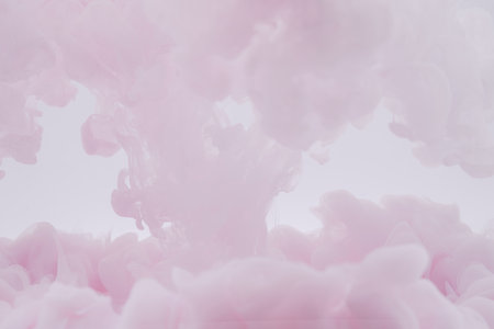 white pink smoke backgroundの写真素材