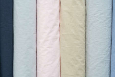 pastel tone fabricの写真素材