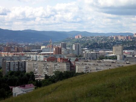 View at Krasnoyarskの写真素材