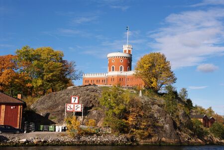 A small citadel Kastellet on Kastellholmen, Stockholm, Sweden のeditorial素材