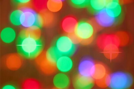 Abstract background of colorfull glowing lights