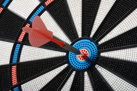 Target with red arrow