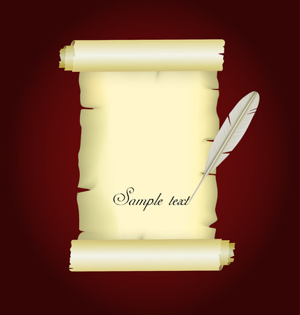  Vector image of old parchmentのイラスト素材