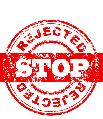 illustration of Stop sign, red grungy stampのイラスト素材