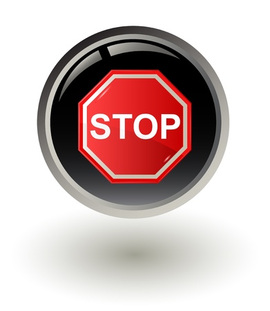 illustration of Stop signのイラスト素材