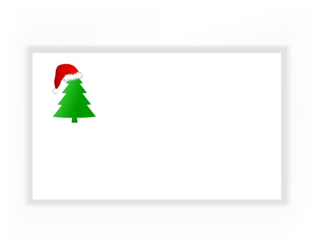 Simple Christmas cardのイラスト素材