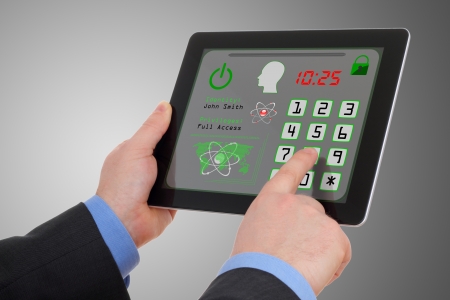 Concept of data security and protectionの写真素材