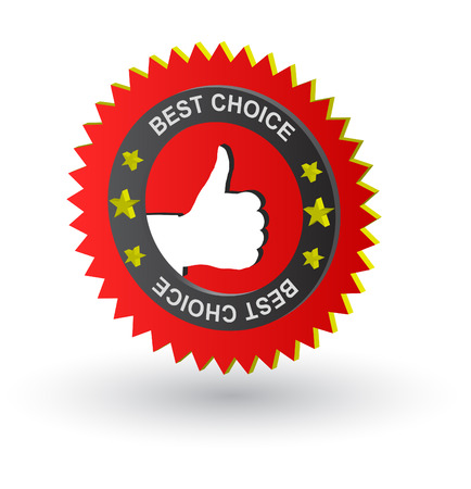 Best Choice, vector sign , illustration のイラスト素材