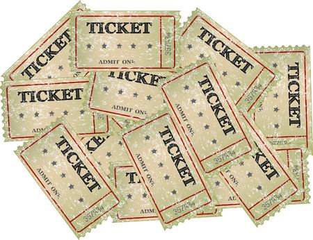Cinema tickets -backgroundのイラスト素材