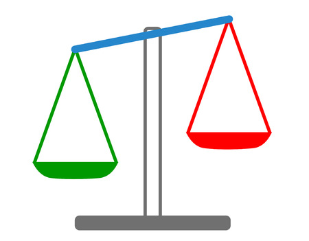 Vector illustration of weightsのイラスト素材