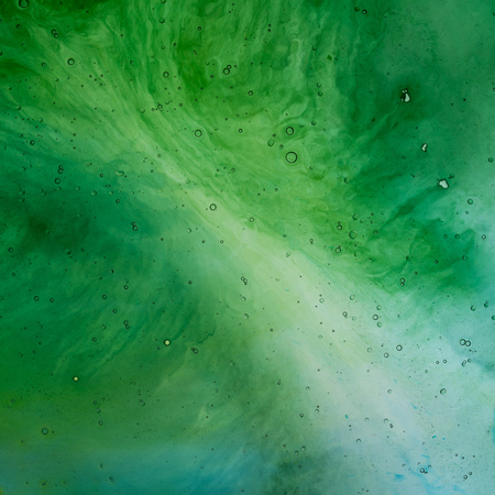 Water and paint textures aerial view, abstract backgroundの写真素材