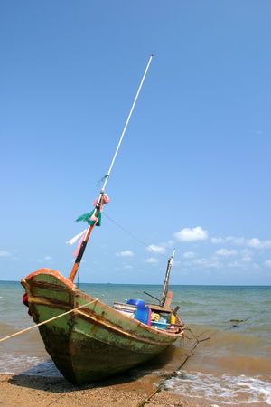 Fisherman Boat, Thailandの写真素材