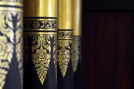 Golden Postの写真素材