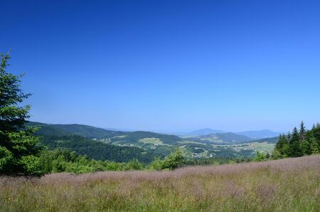Bieszczady mountains in Polish part of Carpathiansの写真素材