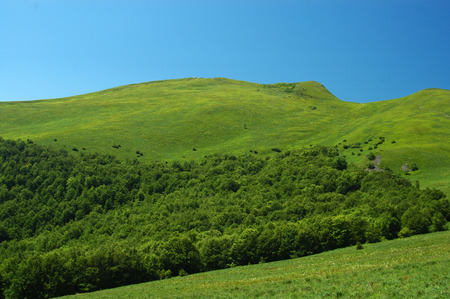 Bieszczady mountains, Polish part of Carpathiansの写真素材