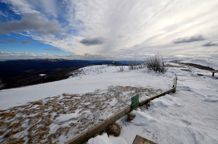 Bieszczady mountains, Polish part of Carpathiansの写真素材