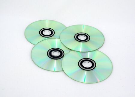 Isolated cpompakt discsの写真素材